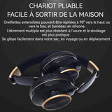 Casque anti bruit adulte 200mah bluetooth 4,2 FM autonomie de 4h monté sur la tête 3D stéréo pliables casque bluetooth sans fil