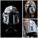 Blocs de construction 471PCS casque masque petits blocs de construction à particules cadeau d'anniversaire idéal gris jouets