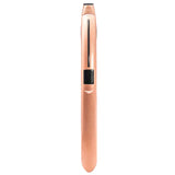 Lisseur cheveux 2 en 1 pinces à lisser et à boucler les cheveux céramique à ions négatifs cristal liquide rose rouleaux chauffants