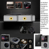 Walkman lecteur hifi 16go écran de 2,4 pouces mp3/mp4 walkman bluetooth rechargeable mémoire extensible radio lecteur de musique
