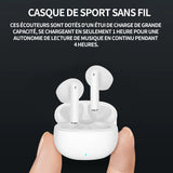 Ecouteurs bluetooth sans fil 4.5x5.5cm taille du casque ecouteurs bluetooth la réduction intra-auriculaire longue portée s'applique