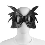 Masque de jeu de rôle pour Halloween  38*18cm  Sangle de tête ajustable  Style punk sombre  Convient pour la fête d'Halloween