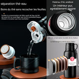 Mug Isotherme 1500ml tasse thermos à affichage numérique intelligent doublure en acier inoxydable 316 peut isolation longue durée