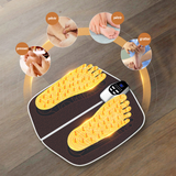 Masseur de pieds EMS stimulateur circulatoire masseurs électriques pour les pieds lutte contre les varices et les douleurs marron