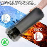 Bouteille d'eau 650ml air bouteille aromatisée avec 7 pods parfums avec paille et brosse de nettoyage gourde sport réutilisable