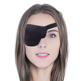 ache-œil unique noir pour l'œil droit réglable cache-yeux pour œil paresseux amblyopie masque pour les yeux cache-œil de pirate