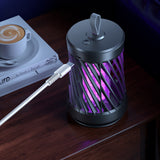 Lampe anti-moustique à choc électrique rechargeable par USB anti-moustique domestique anti-moustique ultraviolet domestique