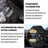 Montre connectée 5.2X1.38cm smartwatch montre bluetooth surveillance santé fréquence d'exercice montre à connectivité bluetooth