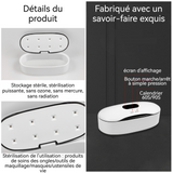 Boîte de désinfection 8 perles de lampe UV 250x110x82mm boîte de désinfection UV pratique pour les outils de manucure et de cils