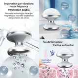 Appareil de beauté 5,5 x 5,5x6cm introduction magnétique nourrit la peau vibration haute fréquence conception sans interrupteur