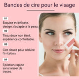 papier épilatoire 30g Doux Précis Naturellement dérivé Confortable Sans chaleur Facile à utiliser bande de cire froide dépilatoire