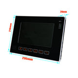 Sonnette de porte visuelle 9" écran tactile sonnette vidéo connectée multifonctionnelle sonnette Full HD avec vision nocturne