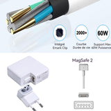 Chargeur USB-C rapide 60w 50/60hz buse T type efficace et durable multi secteur PD+QC 3.1A chargeur rapide chargeur USB multiple