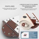 Nettoyeur de vitres magnétique double face 5 à 25mm 5 niveaux réglage lave-vitre electrique avec 106 coffrets cadeaux et 2m corde