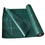 Tissu de paillage 20x20m PE multi-usages extérieur jardin verger perméable à l'eau hydratant durable tissu résistant à l'herbe noir