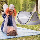 Tente de plage pour enfant 108x51x65cm moustiquaire pour enfant tente de plage abri de plage pour plage l'extérieur et maison