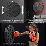 Boxing machine 40x40x7.5cm mousse PU polyuréthane PE avec gants de boxe pour adultes et gants de boxe pour enfants musique bluetooth