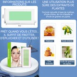 papier épilatoire 24 feuilles Matériau naturel Portable Ajustement précis Pièces multiples disponibles Bandes de cire non tissées