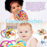 Jouet de dentition anneau dentition mâcher jouet jeux hochet anneau dentition balle à main tactile développement intellectuel