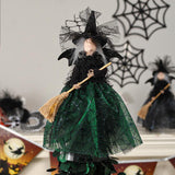 Poupée de sorcière de Festival fantôme, décoration d'arbre en haut d'étoile d'halloween, décoration de bureau, ornement de poupée