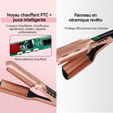 Boucleur a cheveux en céramique 32mm 80w 60hz grand diamètre 19 niveaux réglables avec affichage numérique fer à friser boucleu