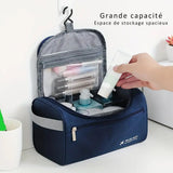 Trousse de toilette 5,43l 25x14.5x15cm sac d'agrément pour voyage d'affaires portable grande capacité sac de rangement étanche