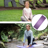 Tapis de yoga d'exercice grand 183x61cm en tpe antidérapant pliable pour exercice fitness gymnastique avec repères d’alignement