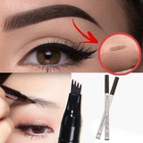rayon à sourcils 1.5g brun avec quatre conseils de longue durée imperméable à l'eau gel pour maquillage des yeux crayon sourcil