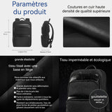 Sac à dos 43x31x16cm 18l étanche léger grande capacité sac à dos pour ordinateur sac de voyage multifonctionnel hommes et femmes