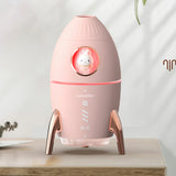 Humidificateur d'air en forme de méduse et de fusée USB mini machine d'aromathérapie humidificateur d'air cadeau de bureau