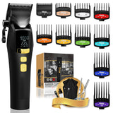 Tondeuse cheveux professionnelle avec 13 accessoires rechargeable avec affichage numérique ensemble de tondeuse à cheveux hommes