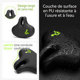 Selle de vélo 575g Imperméable PU Haute élasticité Jambes anti-abrasion Léger Absorption des chocs 5.selle de vélo ultra confortable