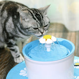 Abreuvoir pour animaux de compagnie   Électrique  Matériau écologique   Distributeur d'eau à recirculation  Cartouche filtrante
