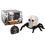 Jouets Squelette Araignée Télécommande sans fil  Électrique  Squelette Créatif  Noir  Jouets effrayants  Décoration d'Halloween