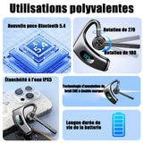 Casque à conduction osseuse 5.3 bluetooth 30 heures d'autonomie de lecture ecouteurs de sport à conduction osseuse course à pied