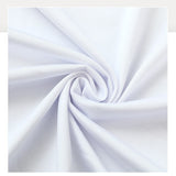 5 pièces couverture de table de bar blanche 80*110cm nappe de banquet bar couverture de table ronde de cocktail nappe élastique
