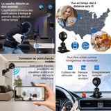 Surveillance par caméra 400mah connexion wi-fi automatique des photos vision nocturne infrarouge visualisation multi-personnes