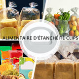 Alimentaire D'étanchéité Clips 3PCS Protection contre l'humidité et scellage des aliments Grand Clip Multifonctionnel pour Sac