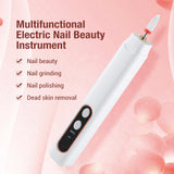Ensemble de polisseur à ongles électrique Polissoir à ongles portable Ponceuse à ongles exfoliante Dissolvant à ongles