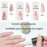 Huile cuticules ongles 15ml liquide pour ongles réparateur de protéines surface brillante des ongles vernis à ongles transparent