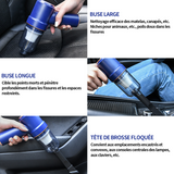 Mini aspirateur 8000Pa 120W mini aspirateur voiture aspirateur de professionnel vide main sans fil puissant pour voiture en bureau