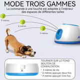 Lanceur automatique de balle 28x26.5x20.5cm lanceur de lanceur de balles pour animaux de compagnie jouet d'entraînement pour chien