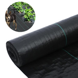 Geotextile 3x25m tissu de toile de paillage noire bache anti mauvaise herbe lutte antiparasitaire convient aux fermes de jardin