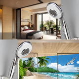 Douche d'arrêt d'eau à un bouton Réglage à 5 positions avec un tuyau de 150 cm Connecteur universel à 4 points Pomme de douche