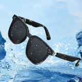 Lunettes audio Bluetooth intelligentes 60mAh  Isolation de la lumière bleue/ultraviolette  Microphone anti-bruit  Ouïe semi-ouverte