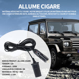 Allume cigare 12v 100w allume cigare de voiture cordon d'alimentation de voiture machine à laver cordon allume-cigare longueur 5m