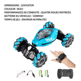 Voiture télécommandée 4WD 2.4ghz rc stunt car voiture télécommande tout-terrain 360 rotation rc auto capteur gestes jouet voitures