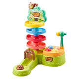 Jeux Montessori 38cm Assemblage gratuit 4 façons de jouer Stimuler le potentiel Jeu de basket-ball amusant pour les jeunes enfants