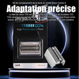 Téte de rasoir 70S convient aux modèles de la série 7 ensemble omentum de rasoir électrique série 7 en métal haut de gamme amélioré