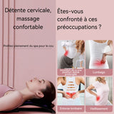 Masseur 4 vitesses réglables étirement de la taille 88 points de massage soulage les maux de dos corrige la posture assise violet